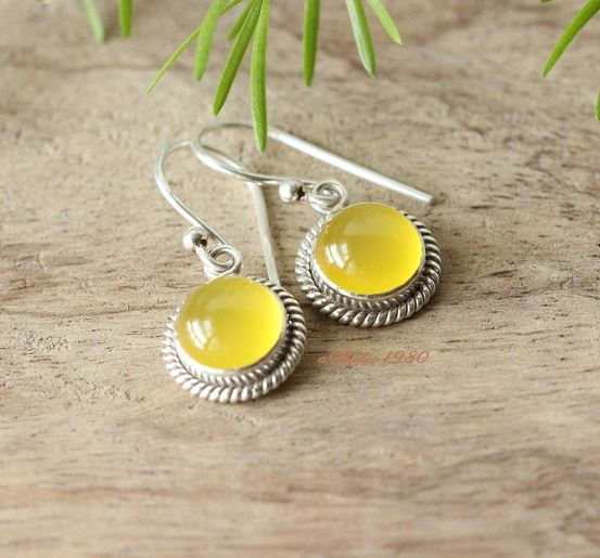 Canary Yellow Earrings Silver Gemstone Jewelry Online At Astudio1980 Canary Yellow Earrings Silver Gemstone Jewelry Online At Astudio1980