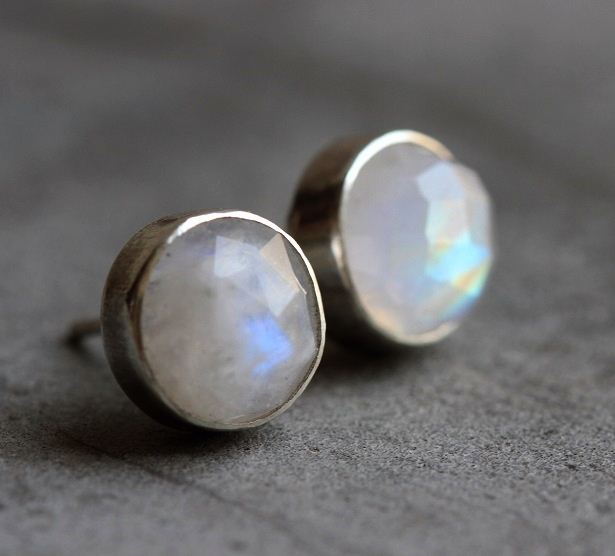 Rainbow Moonstone Earrings 8mm Round Silver Studs Online At Astudio1980 Rainbow Moonstone Earrings 8mm Round Silver Studs Online At Astudio1980