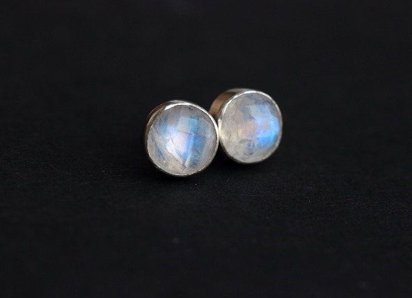Rainbow Moonstone Stud Earrings Gift For Her Silver Online At Astudio1980 Rainbow Moonstone Stud Earrings Gift For Her Silver Online At Astudio1980