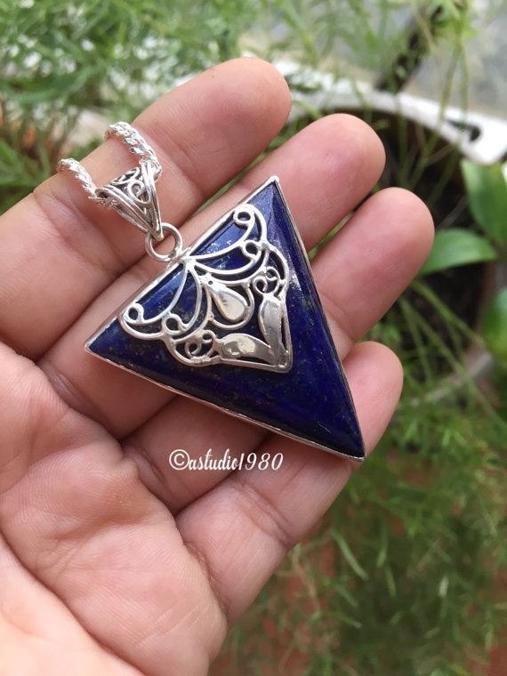lapis pendant