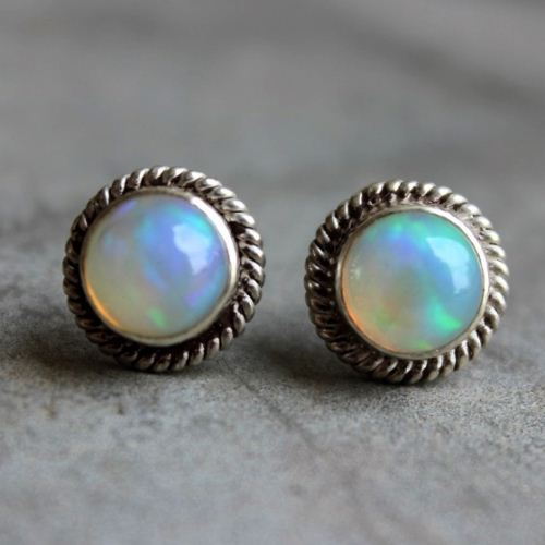 Opal Silver Earrings Stud Genuine Online At Astudio1980 Opal Silver Earrings Stud Genuine Online At Astudio1980