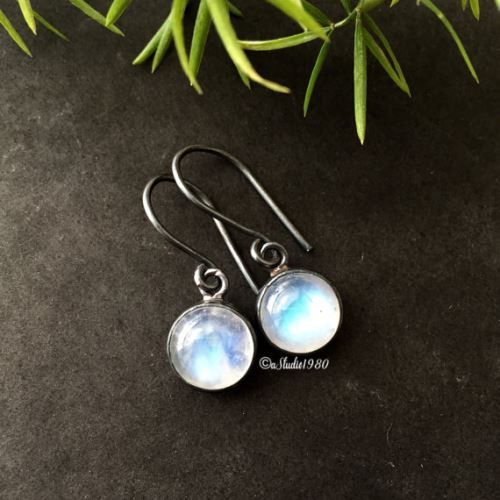 Oxidized Silver Rainbow Moonstone Earrings Jewelry Gift Ideas Oxidized Silver Rainbow Moonstone Earrings Jewelry Gift Ideas