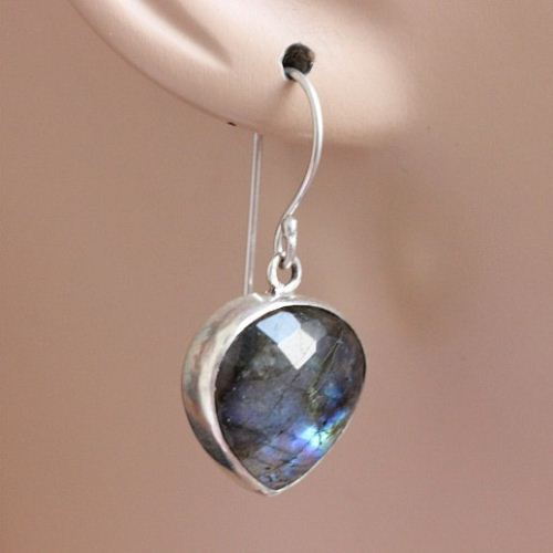 Blue Labradorite Earrings Sterling Silver Online At Astudio1980 Blue Labradorite Earrings Sterling Silver