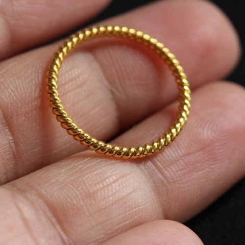 Wedding Band 22k Yellow Gold Ring Handmade Wedding Band 22k Yellow Gold Ring Handmade