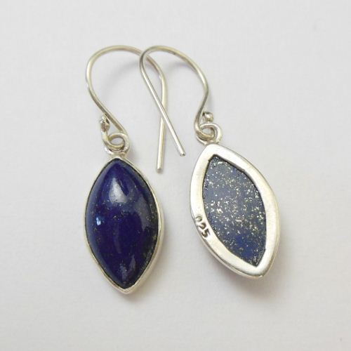 Buy Blue Earring, Lapis lazuli earrings, Lapis silver earrings online ...