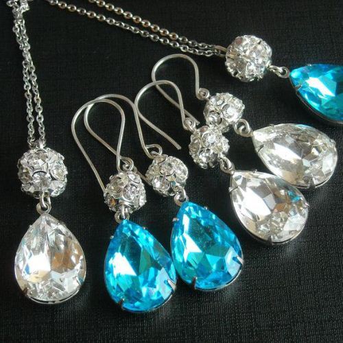 Bridal crystal earrings, Bridal earrings, Bridal jewelry, Wedding earrings, Wedding jewelry, Bridesmaid earrings, Bridemaids earrings