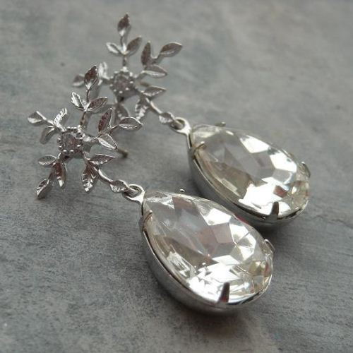 Buy Bridal earrings, bridal jewelry, wedding jewelry, bridal crystal ...