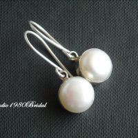 Bridal pearl earrings, Bridal earrings, Bridal jewelry, Wedding earrings , Pearl earrings