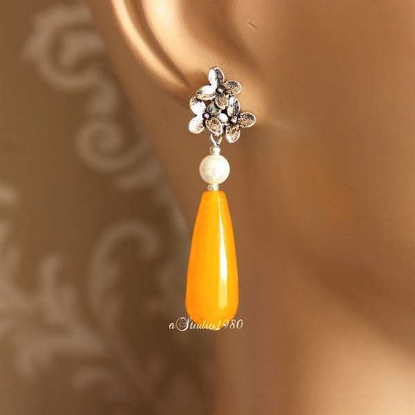 Bridesmaid jewelry sets of 5 - Bridesmaid gifts - yellow set