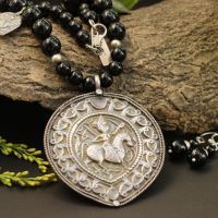 Ethnic treasure handmade Artisan Tribal necklace sterling silver