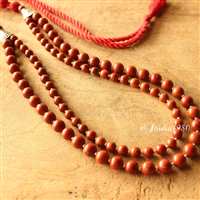 Healing red jasper layered gemstone necklace anniversary gift