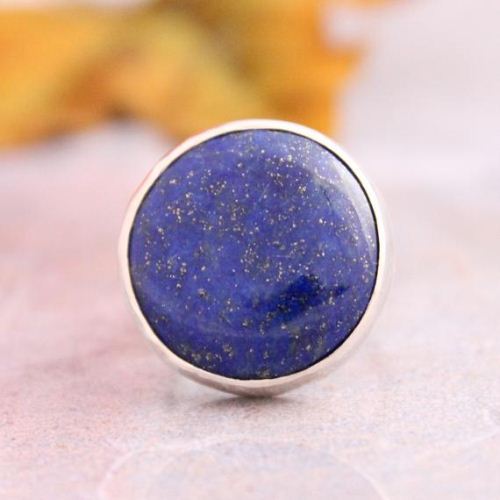 Lapis lazuli rings, Lapis rings, Denim blue lapis silver ring