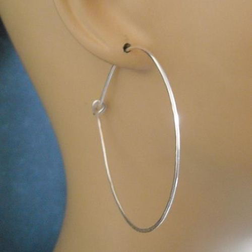 Italian Design Thick Hoop Earrings 925 Sterling Silver Jewelry 6226 | eBay