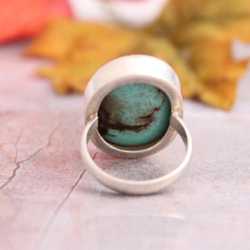 Buy Oval Turquoise Ring, Large oval turquoise silver ring
