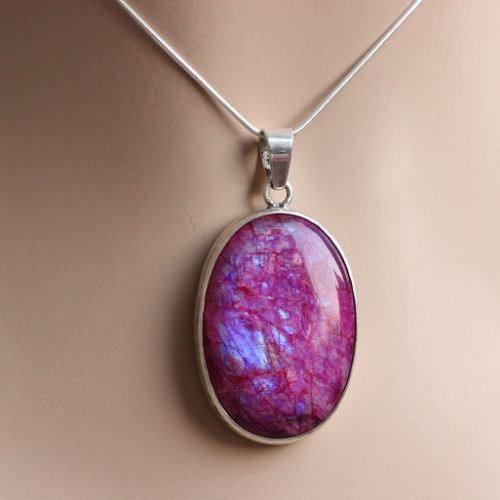 【HYERES LOR】22FW★ Pink Moonstone SV(Y) Necklace 50CM Pink Moonstone Necklace Paparazzi 2025 | www.urbag.ws
