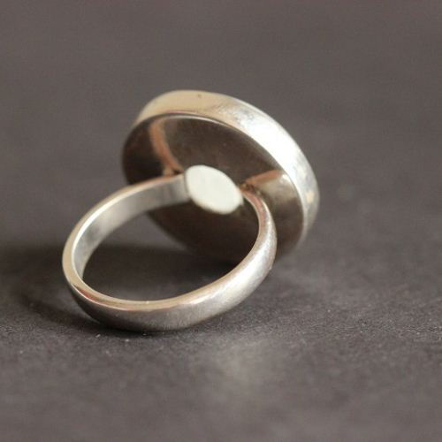 Rainbow moonstone wedding ring, Round moonstone silver gift