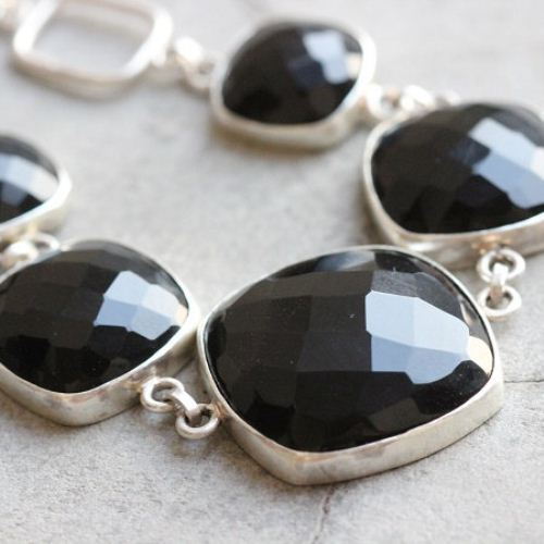 Rock star ring, Black onyx silver ring, Bold Black statement ring