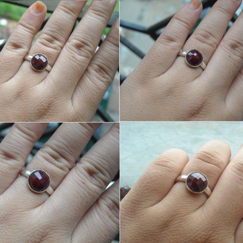 Buy Ruby rings, Ruby rings for women, Gemstone silver handmade jewelry