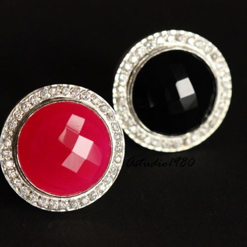 Statement Pink ring - Zircon silver ring - Gemstone ring - Bezel set