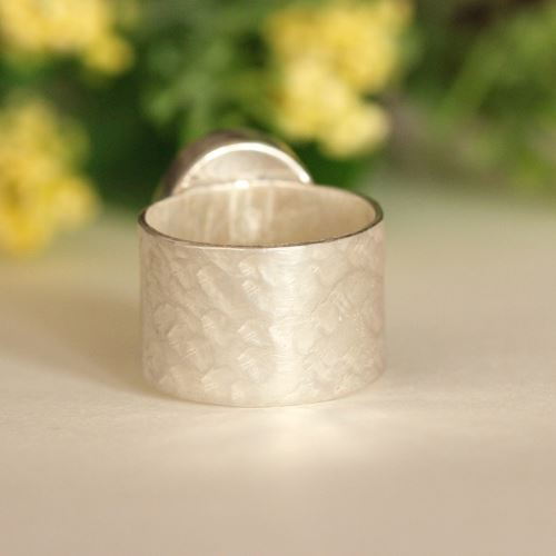 Statement Ring - Labradorite silver ring - Artisan handmade ring 