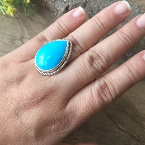 Natural Turquoise Ring, Rough Turquoise Ring, December Birthstone, Cross  Prong Ring, 925 Sterling Silver, Womens Ring, Christmas, Thanksgiving,  Handmade, Statement Jewelry, Rough Gemstone Jewelry - Walmart.com